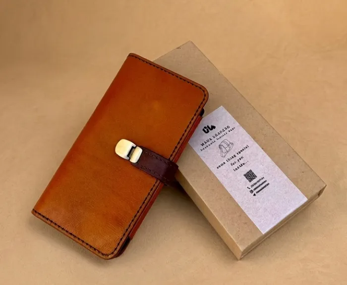 کیف پول چرم بندینک‌دار